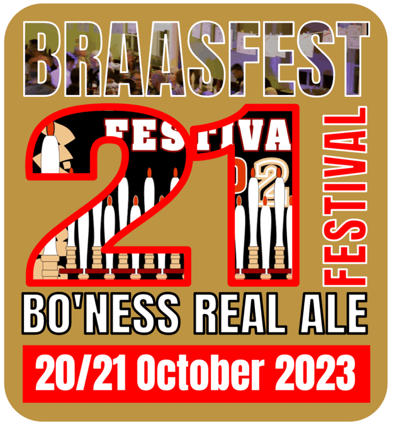BRAAS Festival 2023 Our 21st! Bo'ness Real Ale Festival